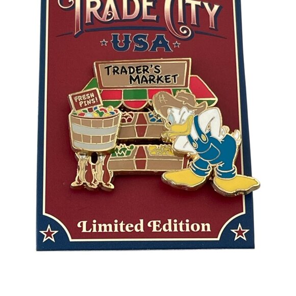 Disney 2010 Trade City USA Trader's Market Donald Duck Limited Edition Pin - Picture 8 of 8